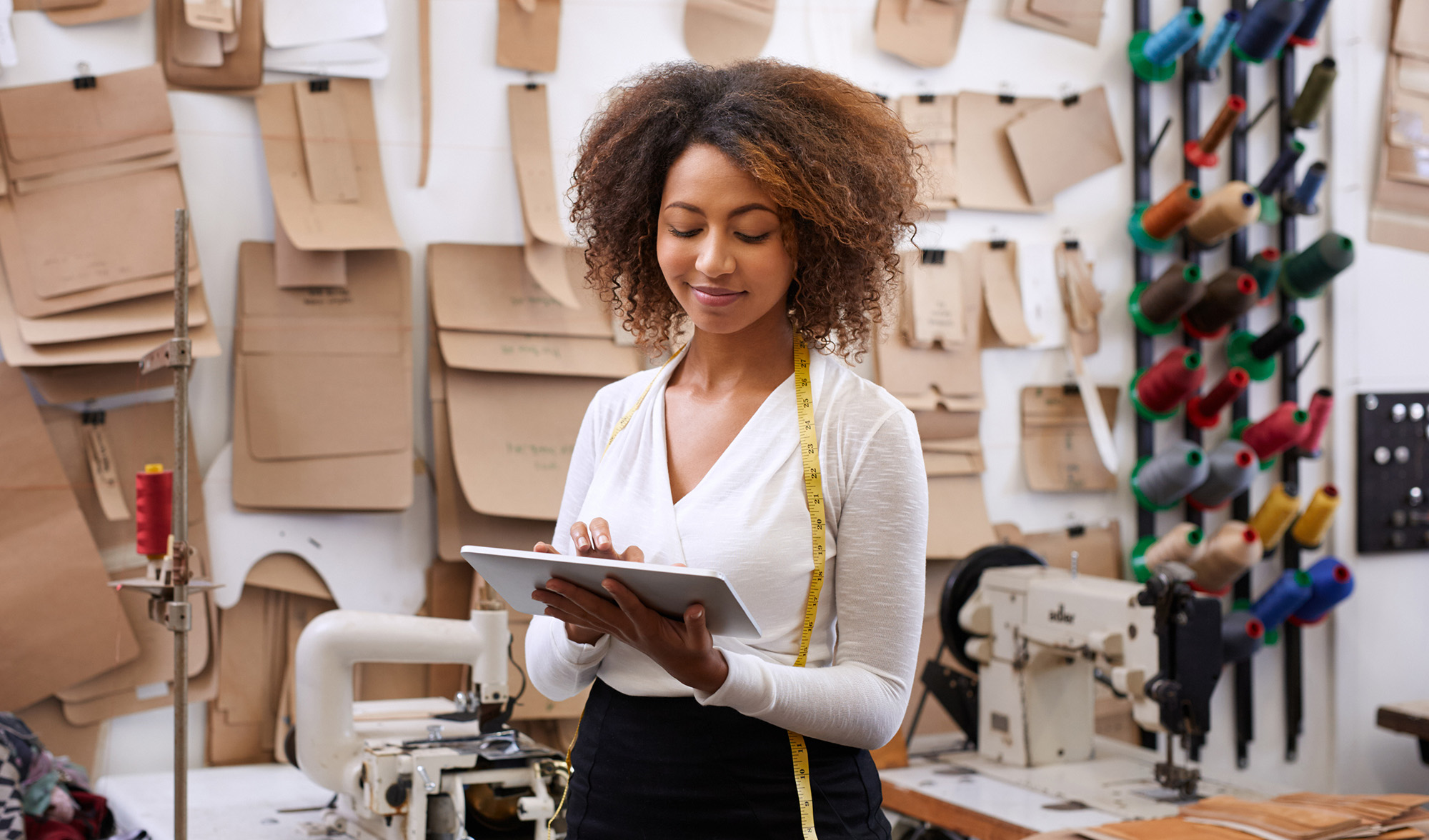 seamstress or tailor business owner